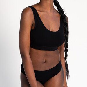 Black Essential Bamboo Bra